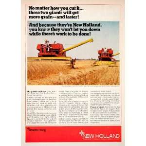  1968 Ad Sperry Rand New Holland Combine Model 995 985 