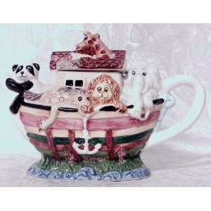  Ceramic Noahs Ark Teapot
