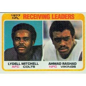  1978 Topps #332 Lydell Mitchell / Ahmad Rashad LL   Colts 