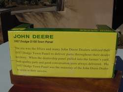 JOHN DEERE 1957 DODGE D100 TOWN PANEL BANK 1997 EDITION 4 LEGGED DEER 