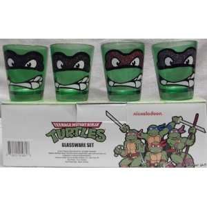  TEENAGE MUTANT NINJA TURTLES Glitter Mask 4 Piece 1.5 oz 