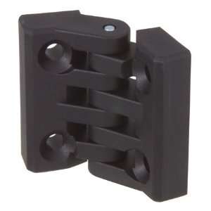89 W., Countersunk Style, 180° Screw on Hinges, Black Polyamide 
