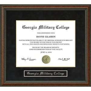 Georgia Military College (GMC) Diploma Frame