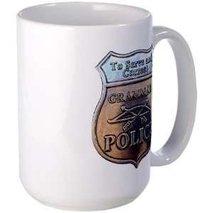 Grammar Police Funny Large Mug by   Kitchen 