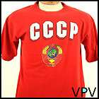 vtg 80s CCCP Soviet NOVELTY indie TSHIRT top L