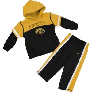  Iowa Hawkeyes Nike Toddler 2 Fer Pullover Hoodie Pant Set 