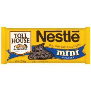 Nestle Toll House Real Semi Sweet Chocolate Mini Morsels 12 oz  