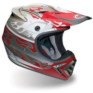  Bell Moto 8 Motocross Fuego Orange and Pewter Helmet 