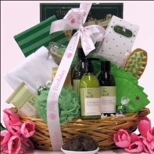 Be Well Rosemary Mint Spa Luxuries Birthday Spa Gift Basket