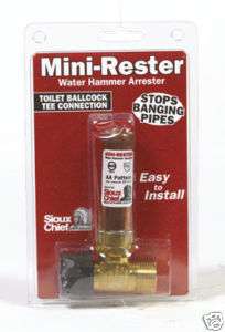 SIOUX CHIEF MINI RESTER Water Hammer Arrester Toilet  