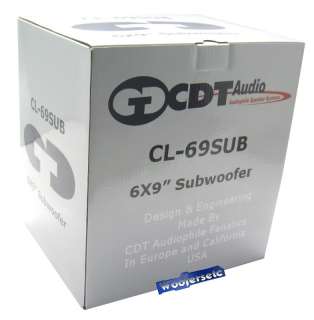 CL 69SUB   CDT AUDIO 6x9 INCHES MID/SUBWOOFERS PAIR  