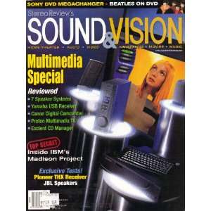  Stereo Reviews Sound & Vision Magazine NOVEMBER 1999 RARE 
