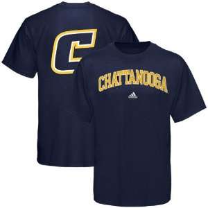 adidas Tennessee Chattanooga Mocs Navy Blue Relentless T shirt  