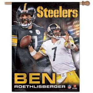  NFL Steelers Ben Roethlisberger Flag