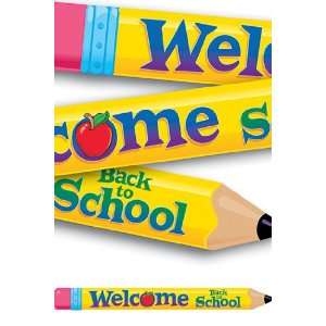   ENTERPRISES INC. BANNER WELCOME BACK TO SCHOOL 10FT 