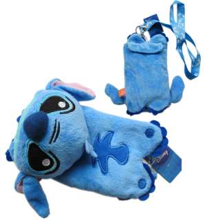 Disney Lilo & Stitch Plush Bag Cell phone Holder Pouch  