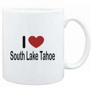  Mug White I LOVE South Lake Tahoe  Usa Cities Sports 