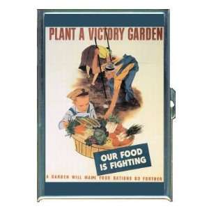  PLANT A VICTORY GARDEN WORLD WAR II ID Holder, Cigarette 