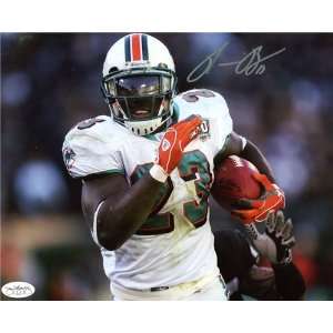  Ronnie Brown Autographed/Hand Signed Running with the Ball 