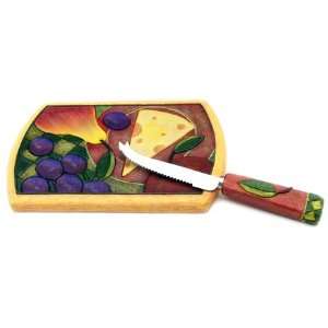  Harvest Cheese Board and Knife by MSC
