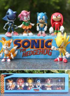 SEGA 6PCS Sonic the Hedgehog Figures NEW IN BOX  