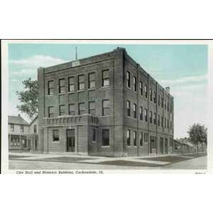   City Hall and Masonic Building, Carbondale, Ill. 1915 
