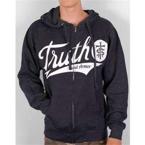  Truth Soul Armor Candle Zip Up Hoody   X Large/Navy 