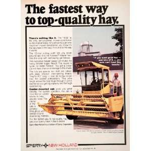  1980 Ad Sperry New Holland Farm Equipment Machinery 