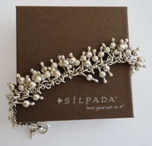 SILPADA Sterling Silver CHA CHA Bracelet #B0919   Retired  