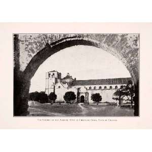  1911 Halftone Print Church Town Chiapa De Corzo Mexico 