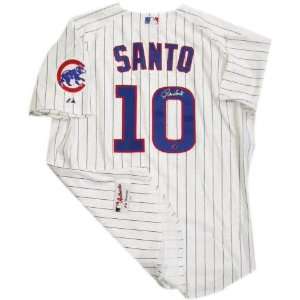  Ron Santo Chicago Cubs Autographed Pinstripe Majestic 