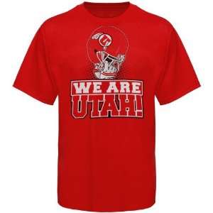  Utah Utes Red We Are T shirt