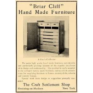   Handmade Furniture Chiffonier   Original Print Ad