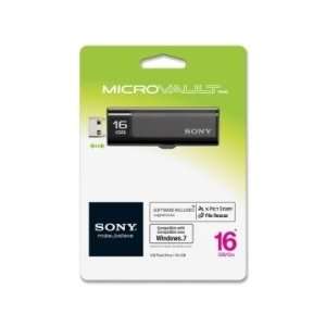  Sony Micro Vault USM16GN 16 GB USB 2.0 Flash Drive   Black 