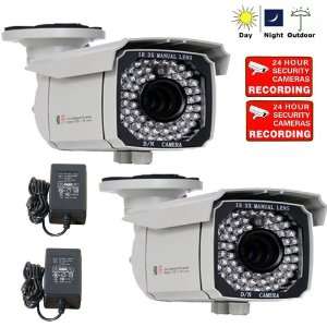  VideoSecu 2 Pack 1/3 SONY Exview CCD II EFFIO E Color DSP 
