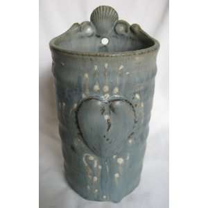  Blue Pottery Wall Vase 
