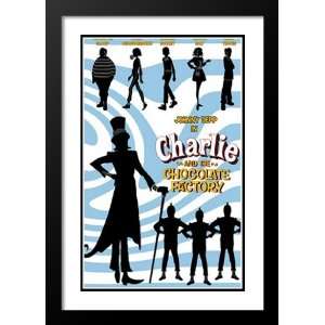 Charlie and Chocolate Factory 20x26 Framed and Double Matted Movie 