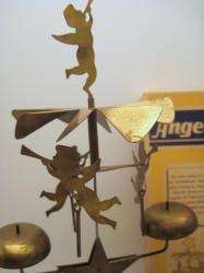 Vintage House of Sobel Brass SWEDISH ANGEL CHIMES w. Box & Extra Party 