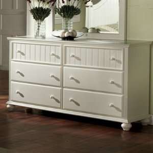  Cape Cod Dresser in White Finish by Furniture of America 