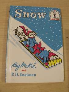 Dr. Seuss Snow P.D. Eastman Childrens Book Excellent  