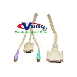  Rose KVM Cable for High Resolution Super VGA Monitor Cable 