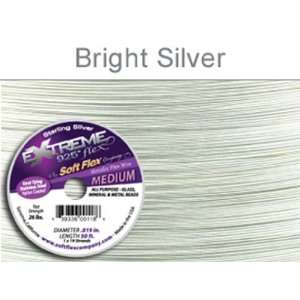  Soft Flex Extreme Beading Wire    Bright Silver .019 30 