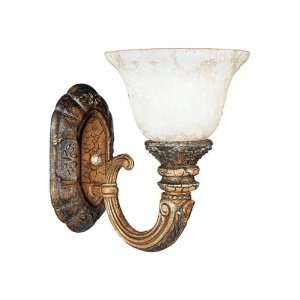 Sofia Collection Crackle 7 Wide Wall Sconce