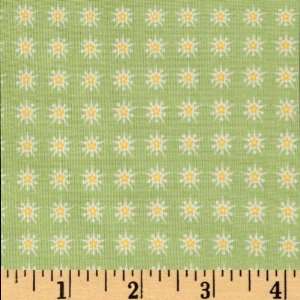  44 Wide Scrappy and Happy Baby Starburst Lime Fabric By 