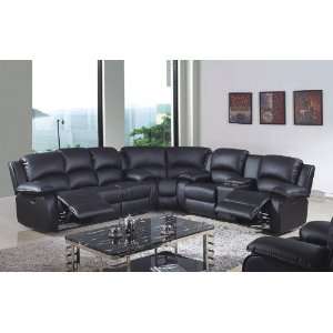   Traditional Modern Sectional Recliner Leatherette Sofa Set, MH 8121 S1