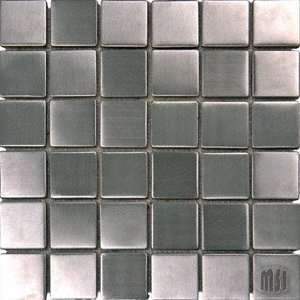 Montego Sela Metal Silver Matte Metal Tile 12 x 12 In 