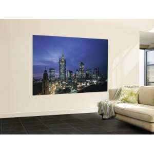   and Frankfurt Skyline, Germany by Jon Arnold, 48x72