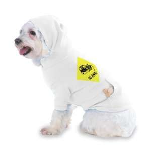 SNOW PLOW CROSSING Hooded (Hoody) T Shirt with pocket for your Dog or 