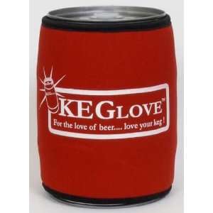  5 Liter KegLove Sleeve + Ice Blanket Bundle, Red 