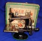 Old Vintage Die Cast Singer Sewing Machine with Box from Germany 1930 